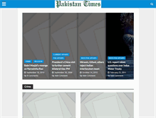 Tablet Screenshot of pak-times.com